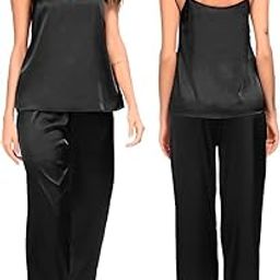Beautiful Silk Lounge Wear Set for Women - Sexy Hot Night Suit Pajama Set for Ultimate Comfort-image-10