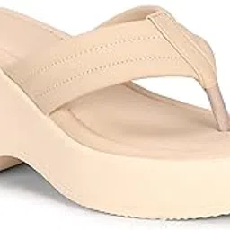 commander shoes Trendy Platfoam Heel Comfortable V Shape Slippers for Girls and Women (602)-picture-30