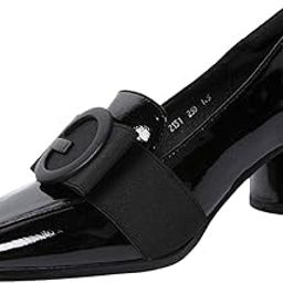 ™ Women's Low Chunky Heel Shoes Fashion Square Toe for Leisure Wedding Party 39 Black | Heels | Womens Shoes-picture-14