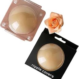 Reusable Silicone Nipple Covers, Self-Adhesive, Transparent Beige-image-83