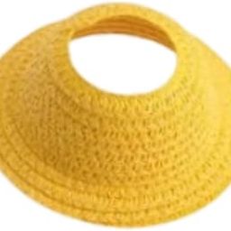 VELURA Miniature Doll Hat Cute Soft Handmade Doll Accessories for Home Kids Yellow|1 Piece Miniature Doll Hat| Home D?©cor| Dollhouse Miniatures |Dolls & Bears-image-32