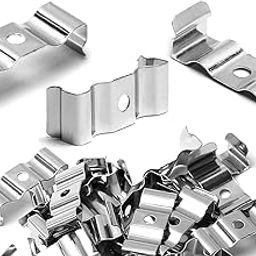 Kastenglow Light Clip Socket Clamps Mattel T8 LED Bracket Clips U-Lamp Mounting Holder Size 25*11*9 mm Flourescent Light Clip Socket Clamps (Pack of 1 (30 Piece))-21
