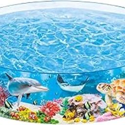 KAOMOJI Baby Pool Bath Water Tub for Kids | Soft Inflatable Swimming Tub| Safe & Spacious Bathtub for Babies | Indoor & Outdoor Fun | Lightweight, Durable (1PCS)-image-53