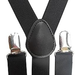 Kaku Fancy Dresses Suspender Costume Accessory -Black, Adult, For Boys & Girls-image-2