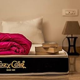 COZY COIR - Orthopaedic Dual Comfort Mattress | 5-Inch Back Support Mattress for Pain Relief | Coir & Foam Mattress for Double Bed | Firm & Soft Sides | Breathable & Durable Design_Single_72 x 36 x 5-image-48