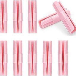 HASTHIP® Plastic 10pcs Sheet Clips Fastener Sheet Holders Keep The Bed Sheets Smooth and Tight Fit for Various Mattresses with Raised Edge (Pink)-12