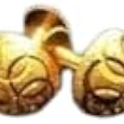 Gold-P[lated Golden Stud For Girls & Womens (Pair Of 1) Alloy Stud Earring Gold-P[lated Golden Stud-image-23