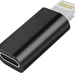 XJOD USB-C Female to Lightning Male Adapter, 30W Fast Charging Converter, Data Sync Connector for iPhone and iOS Devices, Black-image-82