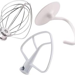 SHIPLORD® Stand Mixer Attachment Set: Dough Hook Wire Whip Flat Beater for Effortless Baking & Mixing-image-84