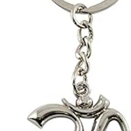GCT Hindu Religious Spiritual Symbol OM (KC-1) Silver Metal Keychain for Car Bike Men Women Keyring-image-36