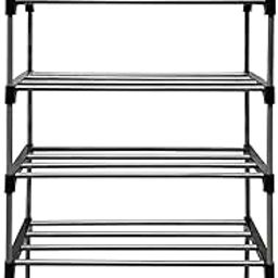 LOTSPEK Book Shelf, Book Shelf for Home Library, Multipurpose Portable Book Shelf, Unbreakable Material, 6 Layer - Black-26