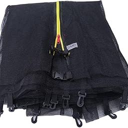 LOOM TREE® Trampoline Enclosure Net Breathable Accessories Parts Safety Net for 6 Poles 8ft 6 Poles | Fitness Running & Yoga | Fitness Equipment & Gear | Trampolines-image-11