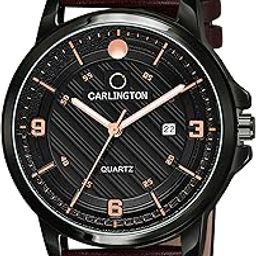 Analog Watches for Men with Leather Strap - CT 1050-55