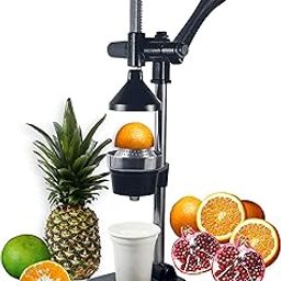 HKUTOTECH Aluminium Hand Press Citrus Fruit Juicer, Cold Press Juicer, Manual Hand Press Juicer and Squeezer for Fruits and Vegetables- Big (Made in India)-image-8