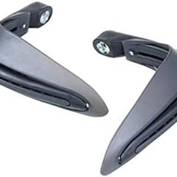 Aow Attractive Offer World Motorcycle Handguards with Led Light for 7/8" Grips - 300 * 140 * 110mm (Grey) Universal for All Bikes y-33-image-58