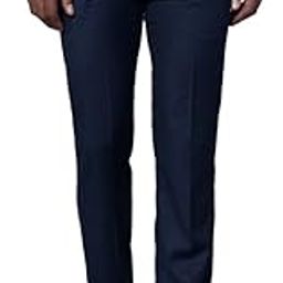 Men Solid Non Pleated Regular Fit Mid Rise Formal Trousers for Men | Formal Pants for Men | Formal Wear Regular Fit Trousers for Men (P_MTRF00117)-picture-52