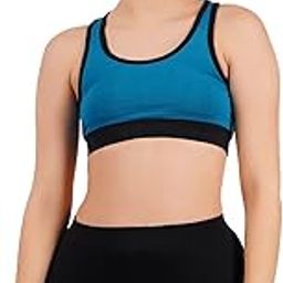Racerback Sports Bra for Women, Non-Padded, Non-Wired Full Coverage Activewear for Womens, Low Support, Broad Strap Sports Bras for Gym Workout, Cardio, Zumba, and Yoga-picture-12