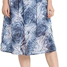 Women Floral Printed Midi Skirt-image-39