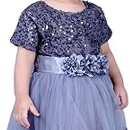 Zainab Gray Color Frock for Girl-image-99