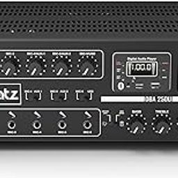Dabeatz 250 watt Professional Power PA Amplifier with 6 mic input Power AV Amplifier with Bluetooth/MIC Input/USB/SD Card/FM Radio/AUX Input/Remote Control, Equalizer, Bass,Tre(250 watt Output)-picture-23