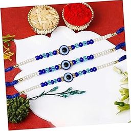Evil Eye Rakhi Set for Brother | Rakhiya Evil Eye for Brother and Bhabhi Greeting Card and Tilak Set Combo | Best for Brother | Raksha Bandhan-image-113