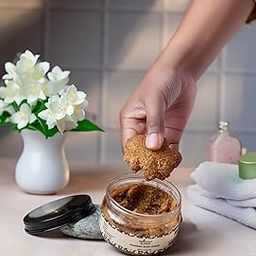 Surihana Blends Luxurious Jasmine Foaming Body Scrub | Exfoliating & Nourishing Formula | Gentle Cleansing with Natural Ingredients | Suitable for All Skin Types | Vegan & Refreshing | 100 Gram-image-89