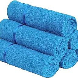Story@Home Face Towel Set of 6 | 100% Cotton Towel | 450 GSM | Blue | Quick Dry Towels for Facewash | Face Towel for Men | Face Towel for Women | Ideal Kitchen Towel | Perfect for Everyday Use-picture-6