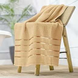 VIP BAGDA A New 100% Cotton Towels for Bath | Towels for Bath Large Size Bath Towel - Soft & Absorbent | 450 GSM | 1 Piece Bath Towel for Men/Women (Gold)-image-52
