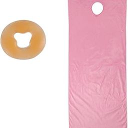 UJEAVETTE SPA Massage Treatment Bed Cover with Hole+Silicone Face Massage Pillow-image-37