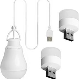 icall USB Light & 5W USB Bulb Combo of Portable & Flexible USB Wired Bulb + 2 Pc USB Led Mini Bulb Use with Laptop/Desktop/Power Bank/Notebook/OTG Led Light (Multicolor)-picture-3
