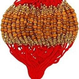 Handmade Rudraksha Chandan Rakhi Set for Brother and Bhabhi with Roli Chawal, Traditional Raksha Bandhan Combo Pack Of 3,5,7,9,11-image-87