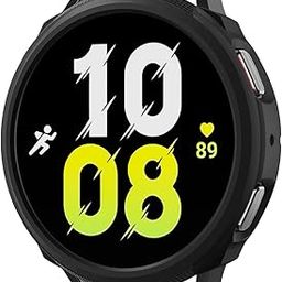 Spigen Liquid Air for Samsung Galaxy Watch 5 44mm Case, Galaxy Watch 4 44mm Case -Matte Black-14