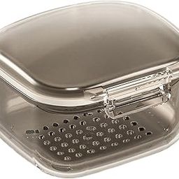 Enakshi® Denture Case Denture Bath Box Cup with Strainer Basket Black|Health & Beauty | Oral Care | Denture Care-image-48
