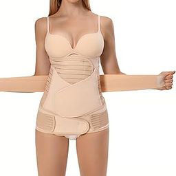 ELEBAE Women's 3in1 Postpartum Recovery Maternity Belt | Abdomen, Waist, and Pelvis Support | Adjustable Belly Wrap, Waist Trainer, and Pelvis Belt Belly Binder after Delivery (3XL)-16