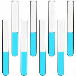 VVS Borosilicate Glass Test Tube Size-12mmX75mm, Round Bottom Set Of 10 Pcs Ideal for School, College, Lab Laboratory and Education | for All Types of Samples-image-60