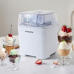The Better Home Fumato Ice Cream Maker For Home 1.5 Litres|Slushy Maker,Sorbet,Frozen Yogurt And Ice Cream Machine With Lcd Display- White-image-9