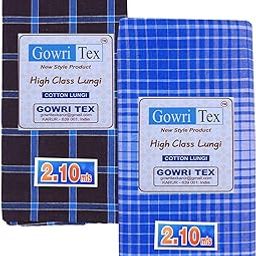 Premium Cotton Lungi Pack Of 2-image-75