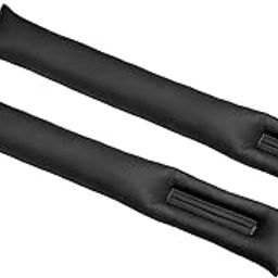 GONAMA 2Pcs Car Seat Gap LEATHER Filler EVA Car Organizer Gap Filler Between Seat and Console Compatible with Buckle Base Universal Car Seat Gap Filler Organizer (GREY-image-48