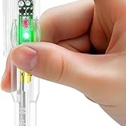 Multifunction LED Voltage Tester Pen | AC/DC 12V-250V | Circuit Detector with Built-in Screwdriver | Dual Light | LED Indicator-6