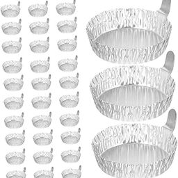 SOESFOUFU 100pcs Accurate Weighing Dishes Aluminum Foil Weighing Boats for Scale Weight Lab Supplies-image-61