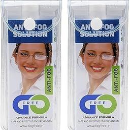 GOFREE Anti-Fog Spray Kit With Cleaning Cloth For Spectacles, Glasses, Camera Lens Patented & Advanced Formula Solution (30 ML) Effective Up to 24 Hrs - (Pack Of 2)-67
