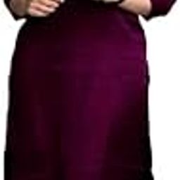 KUSHME TEXTILE Women's Solid Viscose Rayon V-Neck with 3/4th Sleeves Straight Kurta and Pant Set-picture-27