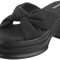 Women Chunky Platform Heel Fashion Slip-on Sandal-image-14