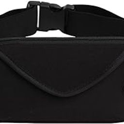 ECVV Running Belt Fanny Pack Crossbody Waist Bag Pack for Travel Walking Running Hiking Cycling, Waterproof Waist Pack Money Belt for Men Women, Black, One Size-image-12