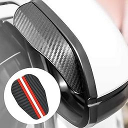 Dratal Mirror Rain Visor,Rearview Mirror Rain Eyebrow,Rear View Side Mirror Rain Eyebrow Rear View Mirror Visor Guard For Most Car-2 Pairs-16