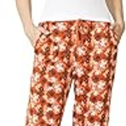 Women Lounge Pants - Modal Cotton - Allover Print, Functional Pocket, Ultra Soft, Drawstring Waist_55307_Burnt Floral_XL-image-28