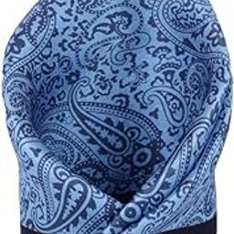 Men Blue Print Formal Pocket Square-picture-22