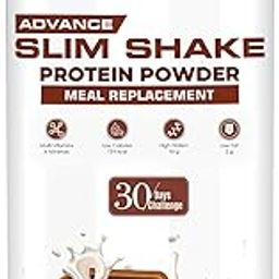 Advance Slim Shake (Delicious Chocolate Flavour) 30 Days Challenge |Meal Replacement for Weight Loss & Weight Management (500GM)-22
