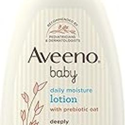Aveeno Baby Daily Moisturizing Body Lotion | 24 Hour Protection for Sensitive Skin | Active Natural Oats Formula |Paraben Free, Fragrance Free | US Pediatrician Recommended, 532ml-image-81