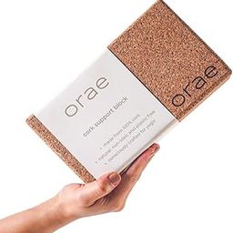 Orae Cork Support Block - Premium Accessory for Yoga, Pilates | Non-Slip Surface, Supportive, Comfortable Edges for Stability, Balance | Eco-friendly Materials | Great Yoga Gifts-image-26